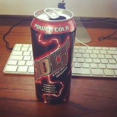 Jolt Cola from the USA, I don't like the taste.