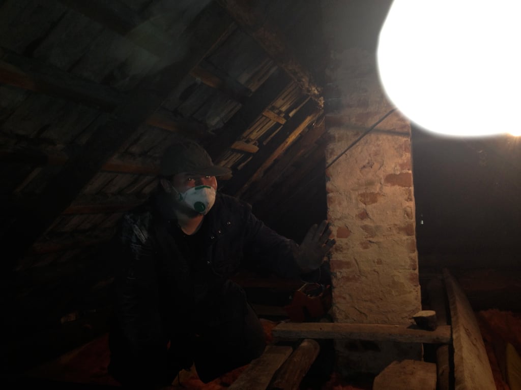 Working under the roof