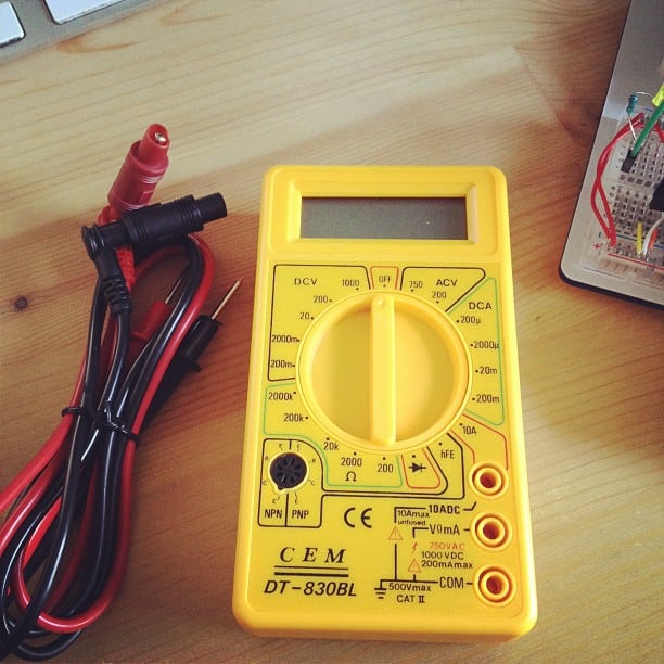 Finally bought a multimeter!