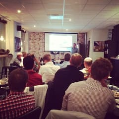 Magnus berättar om kundloialität #webheltenkel i Halmstad