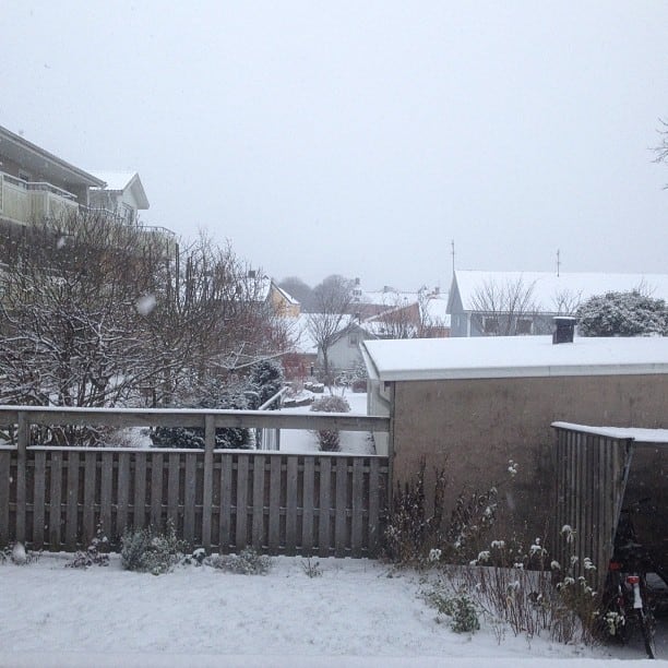 Finally we got snow too :-)