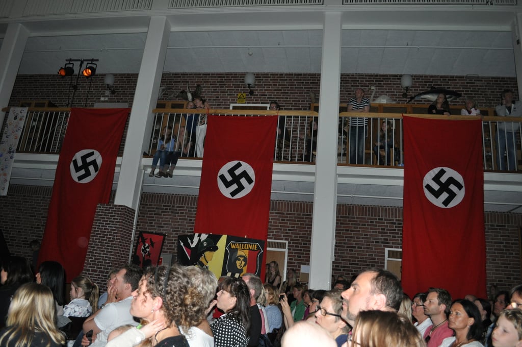 Swastika flags