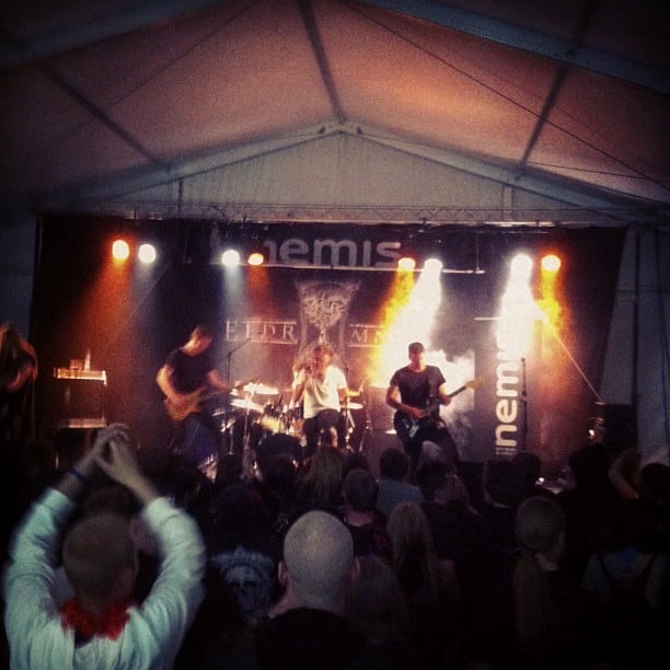 Flen Danzig was clearly on drugs so we are now watching Eldermner instead, much more serious metal.